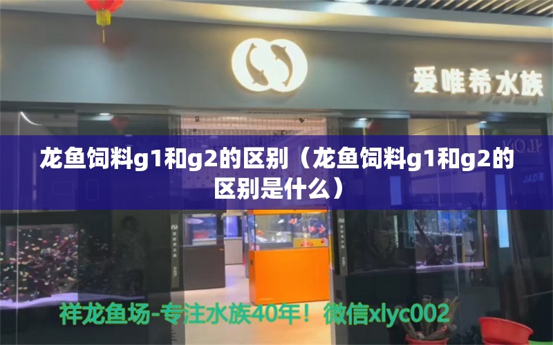 龍魚(yú)飼料g1和g2的區(qū)別（龍魚(yú)飼料g1和g2的區(qū)別是什么）