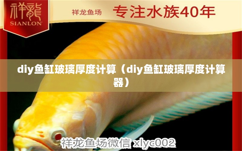 diy魚缸玻璃厚度計算（diy魚缸玻璃厚度計算器） 其他品牌魚缸