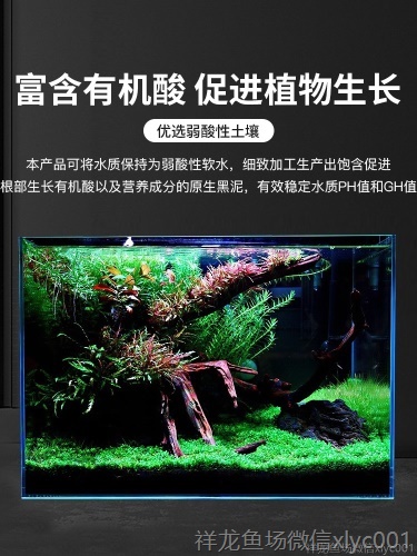 老漁匠魚缸造景水草泥不渾水不粉化水族箱草缸底砂土亞馬遜免清洗 魚缸/水族箱 第16張