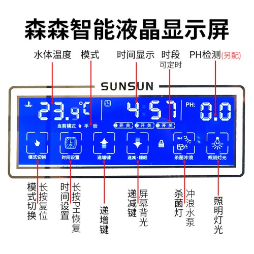 （免費(fèi)入戶安裝破損包賠）全新升級(jí)森森超白魚缸大型魚缸水族箱中型生態(tài)魚缸底濾金魚缸 魚缸/水族箱 第4張