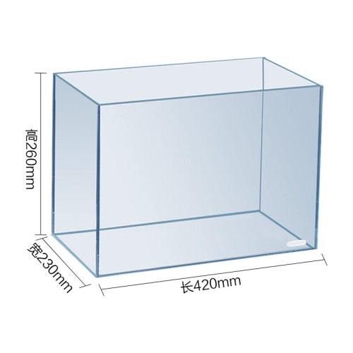 森森（SUNSUN）超白桌面小魚缸生態(tài)玻璃缸水草缸客廳造景金魚缸長方形HWK:420P裸缸（420230260mm） 水草 第1張