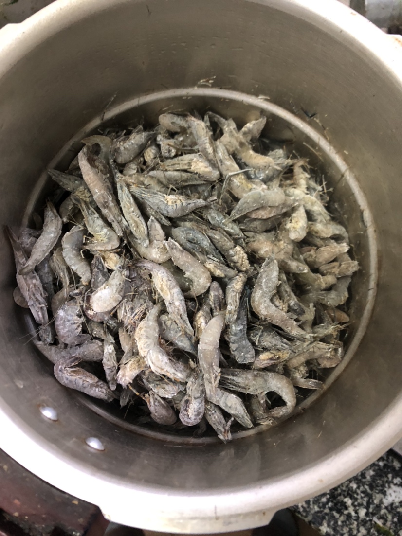 渭南水族館買了點(diǎn)河蝦做魚食