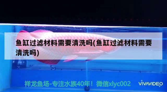 魚缸過濾材料需要清洗嗎(魚缸過濾材料需要清洗嗎) 水族品牌