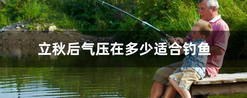 立秋后氣壓在多少適合釣魚