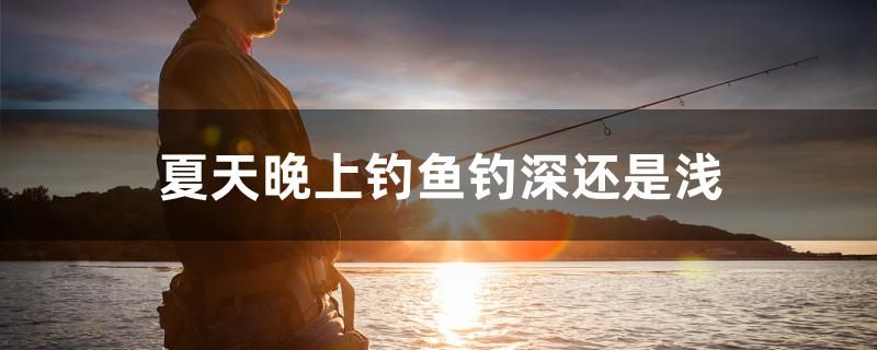 夏天晚上釣魚釣深還是淺 恐龍王魚 第1張