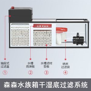 森森底濾改裝 森森魚缸