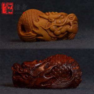 龍魚木雕擺件 龍魚百科 第1張