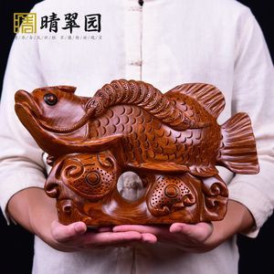 雕刻金龍魚的寓意和象征意義：金龍魚的寓意和寓意 龍魚百科 第2張