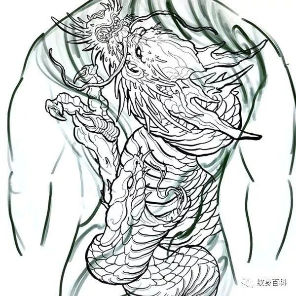 龍魚(yú)紋身手稿：龍魚(yú)紋身手稿的應(yīng)用與影響