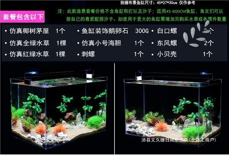 30厘米的魚缸造景多少錢：30厘米魚缸造景價格 魚缸百科 第1張