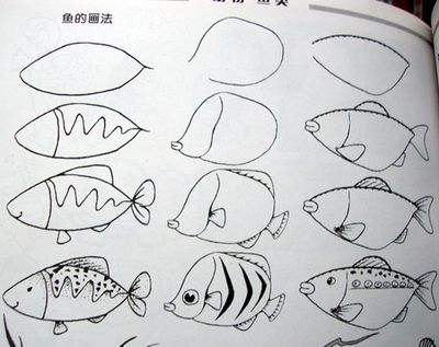 100種畫魚圖片：如何畫出可愛或卡通風(fēng)格的魚 魚缸百科 第3張