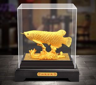 家中金龍魚擺件怎么擺：家中金龍魚擺件怎么擺放