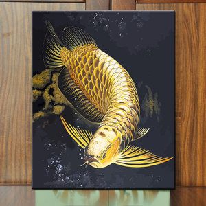 手繪金龍魚：手繪金龍魚是一項(xiàng)需要細(xì)致觀察和精湛技藝的藝術(shù)活動(dòng) 龍魚百科 第2張