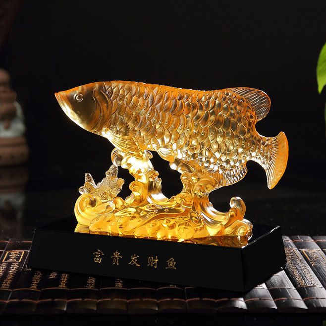 黃金金龍魚擺件 材質(zhì)：黃金金龍魚擺件材質(zhì) 龍魚百科 第3張