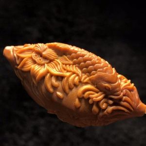 雕刻龍魚(yú)的寓意及象征：雕刻龍魚(yú)的寓意與象征 龍魚(yú)百科 第1張