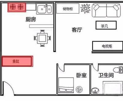 電視底下放魚缸在風水學并不理想：電視底下放魚缸在風水學上并不理想 魚缸百科 第3張