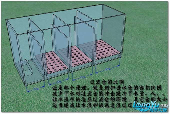 魚缸底濾魚缸溢流管外的罩子或凹槽設計的重要性：底濾魚缸溢流管外的罩子或凹槽設計的重要性溢流設計