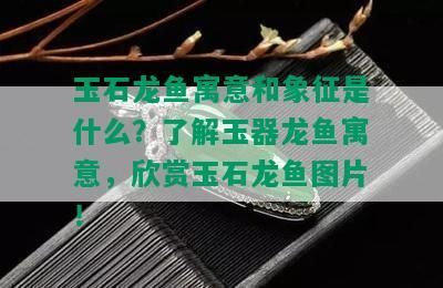 玉器龍魚的寓意是什么翡翠龍魚的寓意和象征是什么：玉器龍魚有什么寓意 龍魚百科 第1張