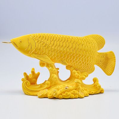 純金金龍魚擺件（純金金龍魚擺件的寓意） 龍魚百科 第3張