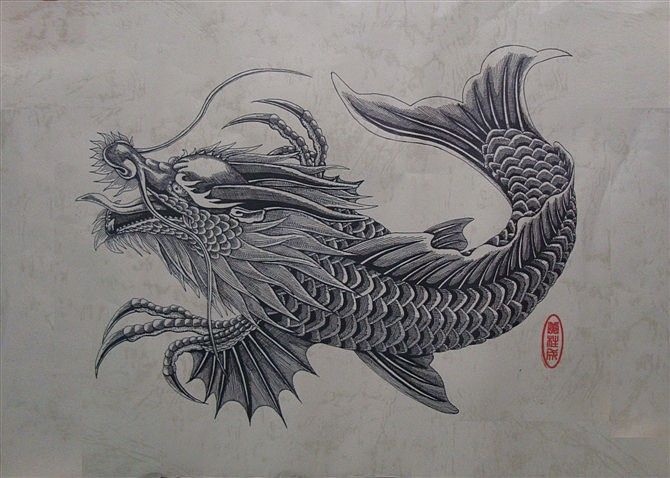 掛龍魚畫有什么講究嗎（家里掛龍魚畫有什么寓意）