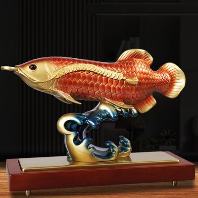 金龍魚(yú)擺件放臥室好嗎：金龍魚(yú)擺件怎么放 龍魚(yú)百科 第1張