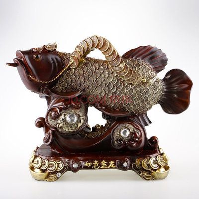 金龍魚擺件風(fēng)水：金龍魚大擺件風(fēng)水講究圖，金龍魚擺件的風(fēng)水作用 龍魚百科 第6張