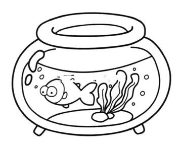 魚缸裝飾簡(jiǎn)筆畫（教你畫魚缸簡(jiǎn)筆畫） 魚缸風(fēng)水 第7張