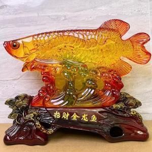 金龍魚(yú)琉璃擺件寓意【金龍魚(yú)琉璃擺件】