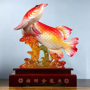 招財金龍魚正對門好不好（金龍魚擺件朝向門外的風(fēng)水講究和解釋） 龍魚百科 第1張