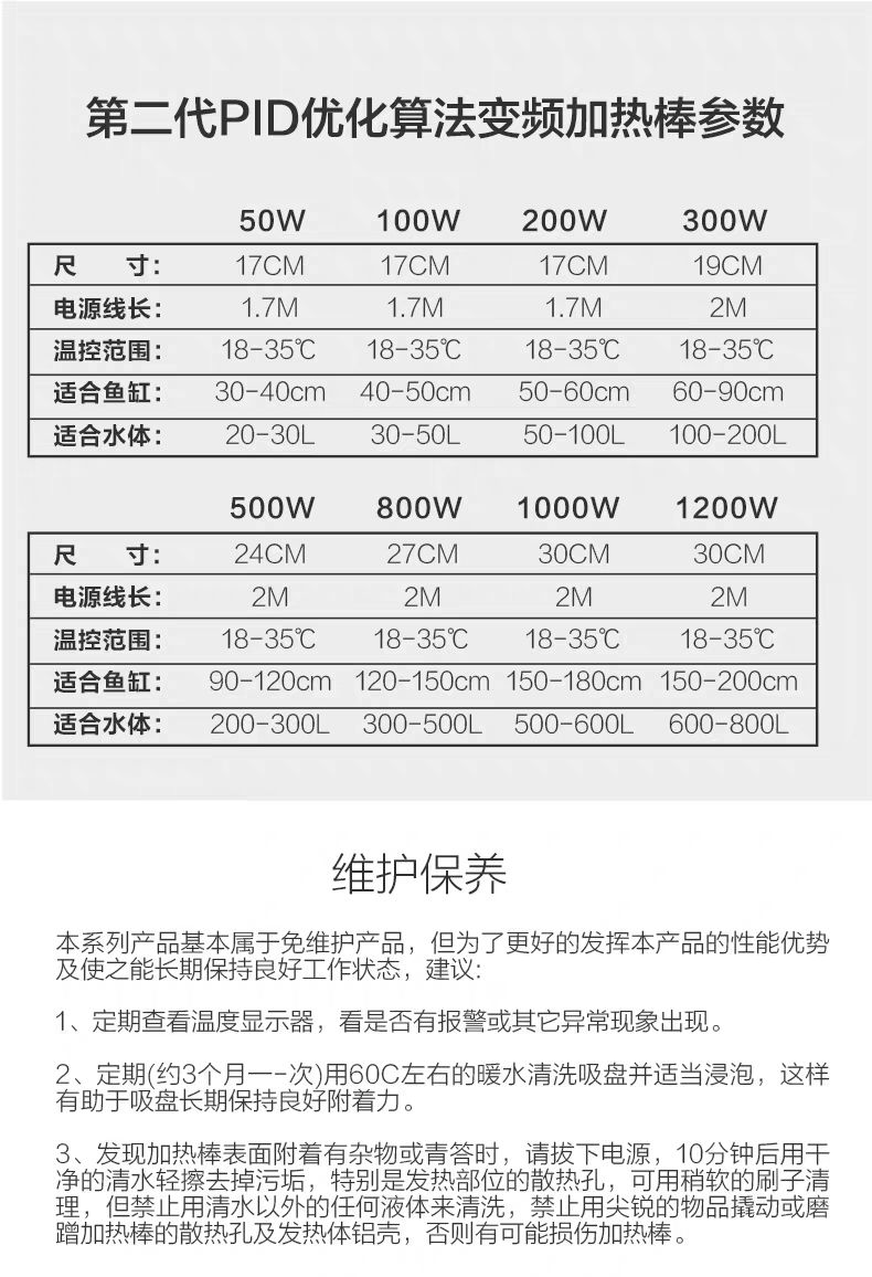 加熱棒功率大很多要換不？