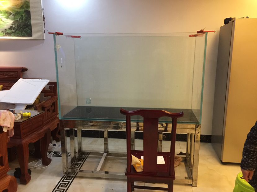 延邊朝鮮族自治州觀賞魚市場15x55x90龍魚缸制作完成 觀賞魚市場（混養(yǎng)魚） 第4張