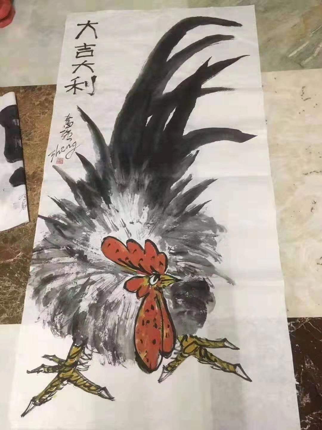 現(xiàn)代著名畫家鄭奮強作品