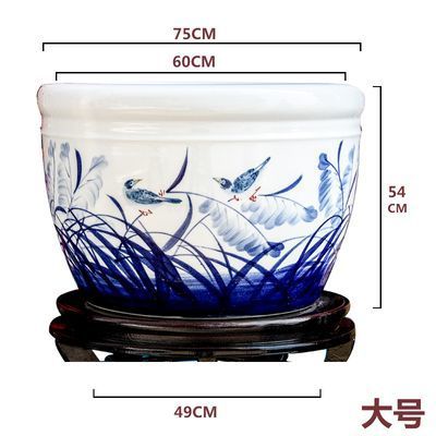 景德鎮(zhèn)瓷器魚缸圖片，景德鎮(zhèn)陶瓷金魚缸價格 龍魚百科 第4張