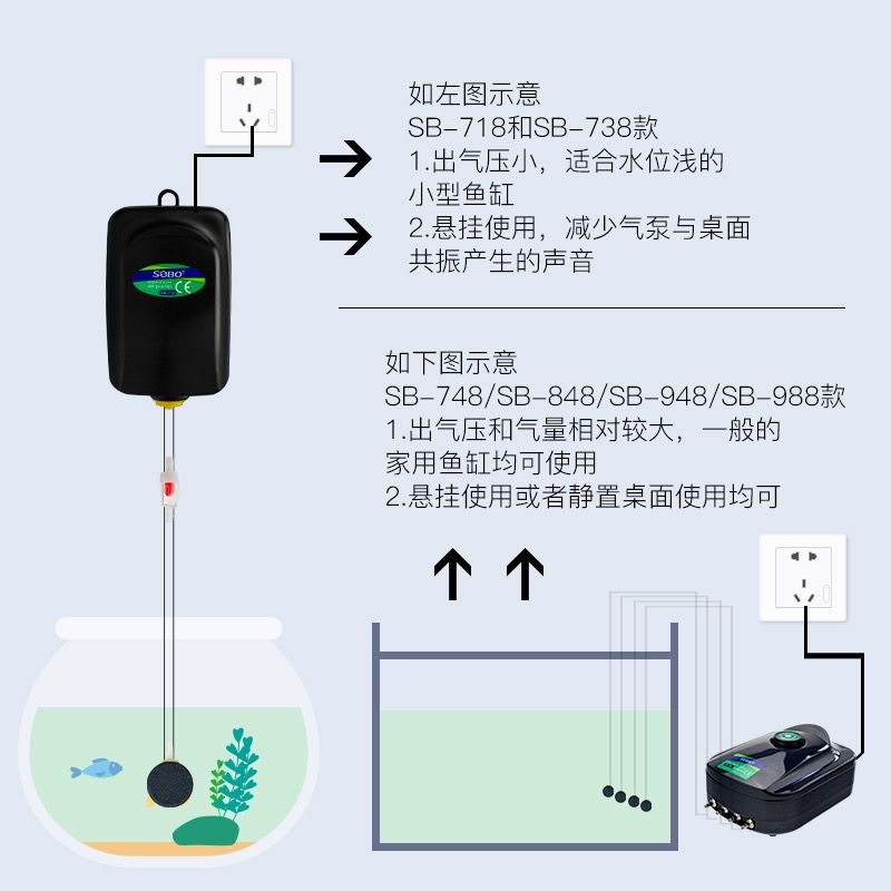 魚(yú)缸氧泵的工作原理圖 龍魚(yú)百科 第6張