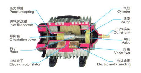 魚(yú)缸氧泵的工作原理圖 龍魚(yú)百科 第4張