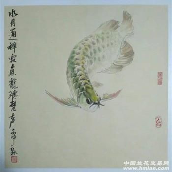 龍魚繪畫作品