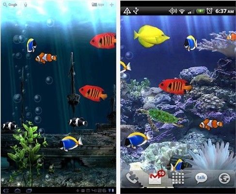 3d水族館動態(tài)壁紙 v2.5.2安卓版（3d水族館動態(tài)壁紙）