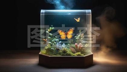 水墨字魚(yú)缸背景圖：水墨字魚(yú)缸背景圖詳情 魚(yú)缸百科 第2張