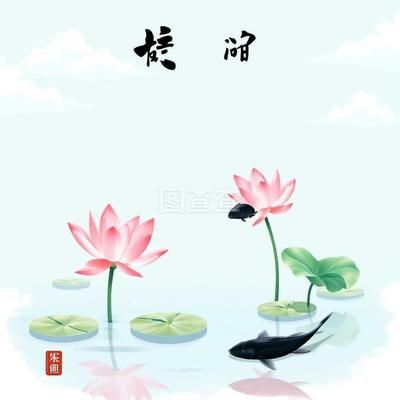 龍魚缸背景圖黑色荷花：龍魚缸背景圖的黑色荷花設計 龍魚百科 第5張