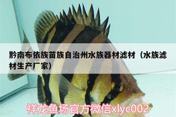 黔南布依族苗族自治州水族器材濾材（水族濾材生產廠家）