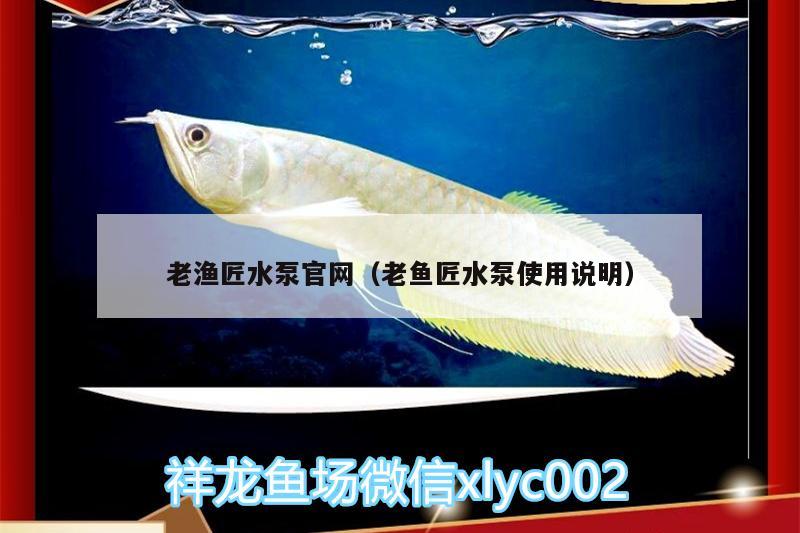 老漁匠水泵官網(wǎng)（老魚匠水泵使用說明）