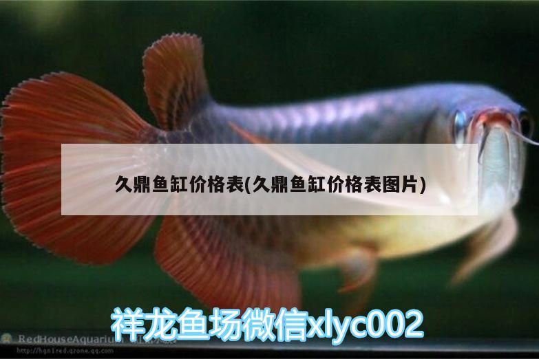 久鼎魚缸價(jià)格表(久鼎魚缸價(jià)格表圖片) 龍魚芯片掃碼器