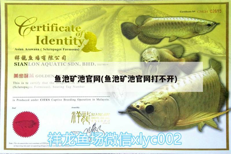 魚池礦池官網(wǎng)(魚池礦池官網(wǎng)打不開) 魚缸等水族設(shè)備