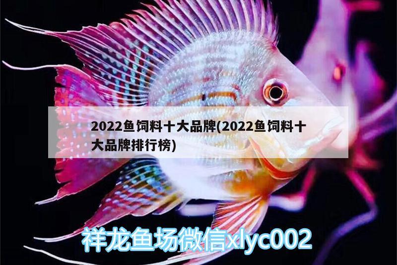 2022魚飼料十大品牌(2022魚飼料十大品牌排行榜)