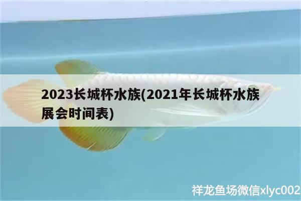 2023長城杯水族(2021年長城杯水族展會時間表) 水族展會