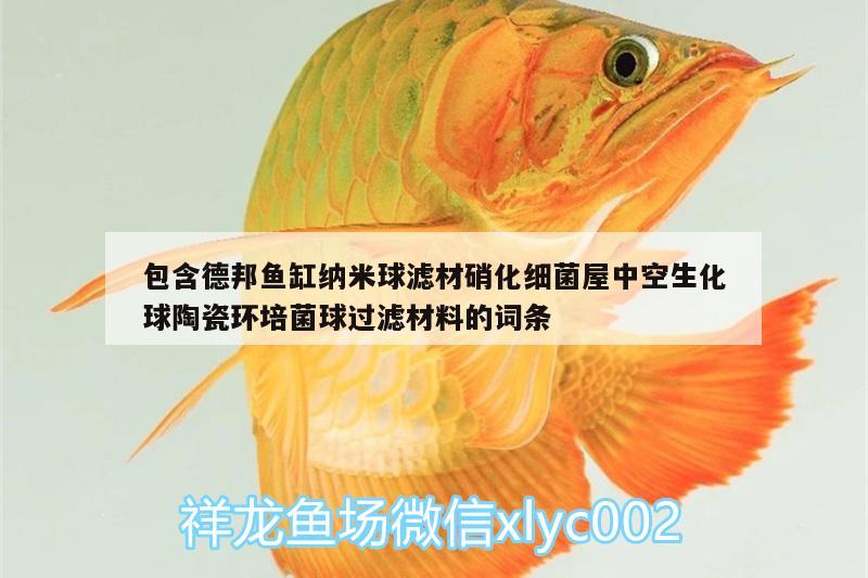 包含德邦魚缸納米球濾材硝化細(xì)菌屋中空生化球陶瓷環(huán)培菌球過濾材料的詞條 硝化細(xì)菌