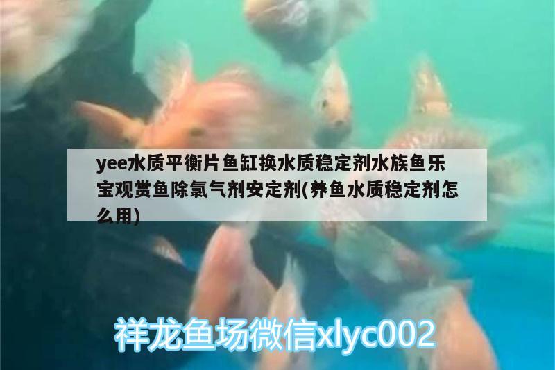 yee水質(zhì)平衡片魚缸換水質(zhì)穩(wěn)定劑水族魚樂寶觀賞魚除氯氣劑安定劑(養(yǎng)魚水質(zhì)穩(wěn)定劑怎么用) yee