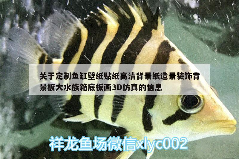 關(guān)于定制魚缸壁紙貼紙高清背景紙?jiān)炀把b飾背景板大水族箱底板畫3D仿真的信息