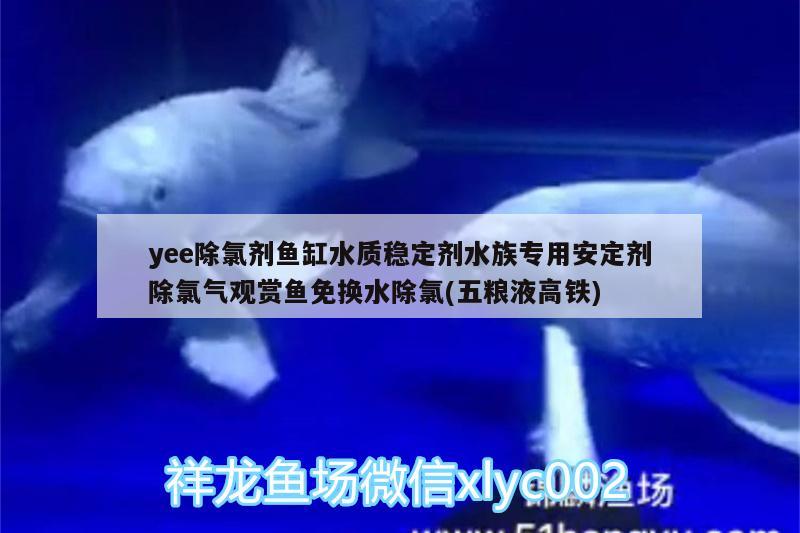 yee除氯劑魚缸水質(zhì)穩(wěn)定劑水族專用安定劑除氯氣觀賞魚免換水除氯(五糧液高鐵)