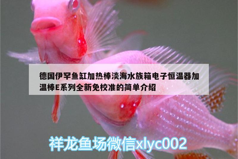 德國伊罕魚缸加熱棒淡海水族箱電子恒溫器加溫棒E系列全新免校準(zhǔn)的簡(jiǎn)單介紹